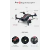 Drone PiezasMJX B8 Bugs 8 - Luz LED - Sin cepillos - Racer Drone - Rojo