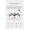 F4 - GPS - 5G - WIFI - 2KM - FPV - 4K - HD Camera - 2-Axis - Gimbal - Brushless - Foldable