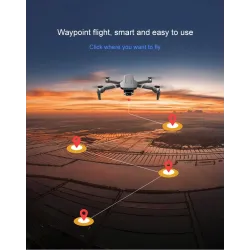 F4 - GPS - 5G - WIFI - 2KM - FPV - 4K - HD Camera - 2 assi - Gimbal - Brushless - pieghevole