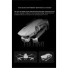 Drone PiezasF4 - GPS - 5G - WIFI - 2KM - FPV - 4K - Cámara HD - 2 ejes - Gimbal - Sin cepillo - plegable