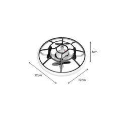 Drone PiezasS122 Mini Drone - Luz LED colorida - 3D - Flip - Modo sin cabeza