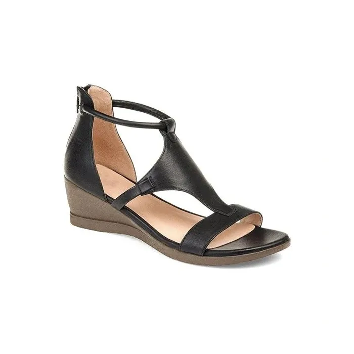 Kesä Sandals - Mid Heels - Vintage - Black - Brown