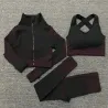 Kvinnor - Yoga Sets - Sport - Gym kostymer - Long Sleeve