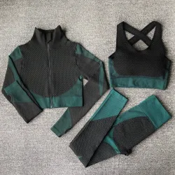 Moda femeninaMujeres - Yoga Sets - Deporte - Gimnasio trajes - Long Sleeve