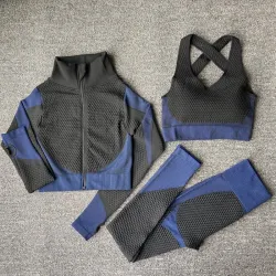 Damen - Yoga-Sets - Sport - Gymanzüge - Langarm
