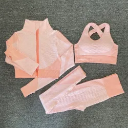 Mulheres - Conjuntos de Yoga - Desporto - Roupas de ginástica - Manga Longa