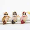 Owl bonito - strass - chaveiro