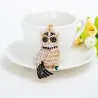 Owl bonito - strass - chaveiro