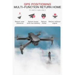 KF107 - GPS - 5G - WiFi - 1.2KM - 4K Servo Camera - Optical Flow Positioning - Brushless - Pieghevole - Una batteria