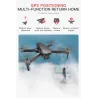 KF107 - GPS - 5G - WiFi - 1.2KM - 4K Servo Camera - Optical Flow Positioning - Brushless - Pieghevole - Una batteria