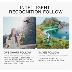 KF107 - GPS - 5G - WiFi - 1.2KM - 4K Servo Camera - Optical Flow Positioning - Brushless - Pieghevole - Una batteria