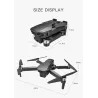 KF107 - GPS - 5G - WiFi - 1.2KM - 4K Servo Camera - Optical Flow Positioning - Brushless - Pieghevole - Una batteria