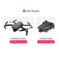 ZLRC SG108 - 5G - WIFI - FPV - GPS - 4K HD-kamera - Optisk flödesposition - Borstlös - Foldable - Orange