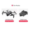 ZLRC SG108 - 5G - WIFI - FPV - GPS - 4K HD-kamera - Optisk flödesposition - Borstlös - Foldable - Orange