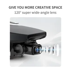 ZLRC SG108 - 5G - WIFI - FPV - GPS - 4K HD-kamera - Optisk flödesposition - Borstlös - Foldable - Orange