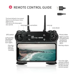 ZLRC SG108 - 5G - WIFI - FPV - GPS - 4K HD-kamera - Optisk flödesposition - Borstlös - Foldable - Orange