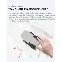 L108 - 5G - WIFI - FPV - GPS - 4K - 120° Wide Angle Camera - 32mins Temps de vol - Brushless - Foldable