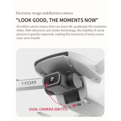 L108 - 5G - WIFI - FPV - GPS - 4K - 120° Wide Angle Camera - 32mins Temps de vol - Brushless - Foldable