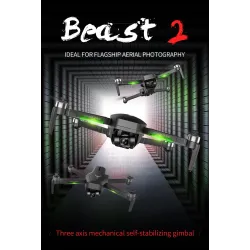 ZLRC SG906 PRO 2 - GPS - 5G - WIFI - 4K HD-kamera - 3-Axis Gimbal - Borstlös - Foldable - Utan Megafon
