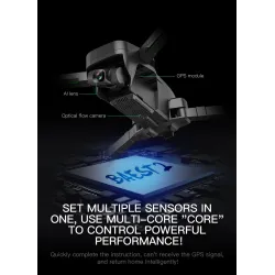 ZLRC SG906 PRO 2 - GPS - 5G - WIFI - 4K HD-kamera - 3-Axis Gimbal - Borstlös - Foldable - Utan Megafon