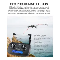 ZLRC SG906 PRO 2 - GPS - 5G - WIFI - 4K HD-kamera - 3-Axis Gimbal - Borstlös - Foldable - Utan Megafon