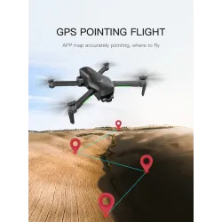 ZLRC SG906 PRO 2 - GPS - 5G - WIFI - 4K HD Caméra - 3-Axis Gimbal - Brushless - Foldable - Sans Megaphone