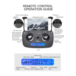 ZLRC SG906 PRO 2 - GPS - 5G - WIFI - 4K HD -kamera - 3-akselinen Gimbal - Brushless - Foldable - Without Megaphone