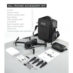 ZLRC SG906 PRO 2 - GPS - 5G - WIFI - 4K HD -kamera - 3-akselinen Gimbal - Brushless - Foldable - Without Megaphone