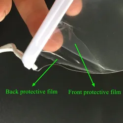 5 pezzi - maschera bocca trasparente - scudo di plastica