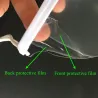 5 pezzi - maschera bocca trasparente - scudo di plastica