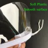 5 bitar - transparent munmask - plastsköld