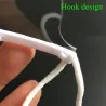 5 pezzi - maschera bocca trasparente - scudo di plastica