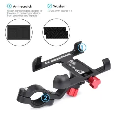 Universal - Aluminiumlegering - Bike - Phone Holder