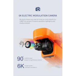 Drone PiezasJJRC X17 - GPS - 5G - 6K ESC - Cámara HD - 2 ejes Gimbal - Optical Flow Positioning - Brushless - Foldable