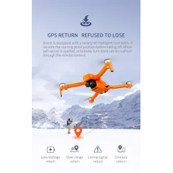Drone PiezasJJRC X17 - GPS - 5G - 6K ESC - Cámara HD - 2 ejes Gimbal - Optical Flow Positioning - Brushless - Foldable
