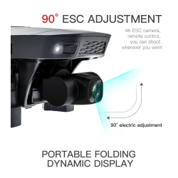 ZLRC SG907 Pro - 5G - WIFI - FPV - GPS - 4K HD Dual Camera - Two-axis Gimbal - Optical Flow Positioning - FoldableR/C Drone