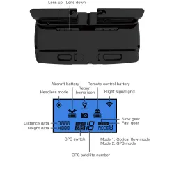 ZLRC SG907 Pro - 5G - WIFI - FPV - GPS - 4K HD Dual Camera - Gimbal de dois eixos - Fluxo de posição óptica - Dobrável