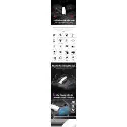 G05 - 5G - WIFI - Caméra HD 4K - GPS - 20mins Temps de vol - Foldable