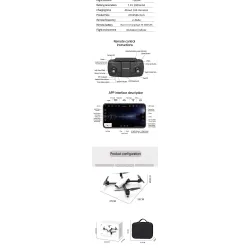 G05 - 5G - WIFI - Caméra HD 4K - GPS - 20mins Temps de vol - Foldable