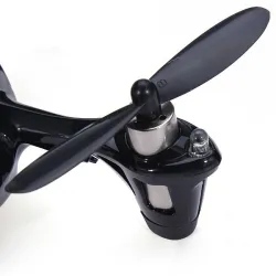 Hubsan X4 H107C Upgraded - 2.4G - 4CH - 2MP Caméra - Noir Vert - Mode 2 (Throttle main gauche)