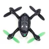 Hubsan X4 H107C Upgraded - 2.4G - 4CH - 2MP Caméra - Noir Vert - Mode 2 (Throttle main gauche)