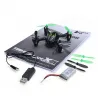 Hubsan X4 H107C Upgraded - 2.4G - 4CH - 2MP Caméra - Noir Vert - Mode 2 (Throttle main gauche)