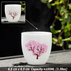 Décoloration de température chaude et froide - Sakura japonais
