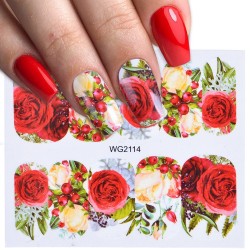 1pcs - Nails - Rose - Flowers - Nail Art - Manicure