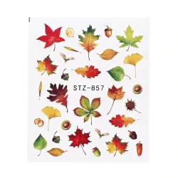 pegatinas de uñasHojas de otoño - pegatinas de uñas