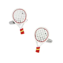 GemelosEstantes de tenis - blanco & rojo gemelos