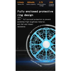 D3 - Luz Colorida - Sensor de Gestura - Modo de Segure Altitude - Indução Inteligente - Bola de Voo