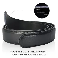 Ceinture en cuir tendance avec boucle automatique