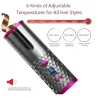 Céramique boucle de cheveux - sans fil - autorotation - Led display - USB