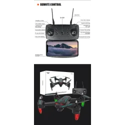 Utoghter X9 - WIFI - 1080p Caméra - Pression d'air - Contrôle d'application - Foldable